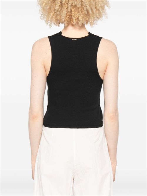 Top a costine con pizzo TWINSET | TT2360/00006